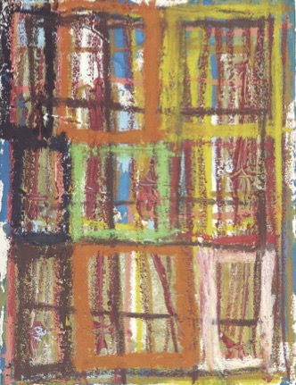 Ofe Egusi (acrylic and oil on canvas, 15×20 inches, dated 2025) by JC Bright