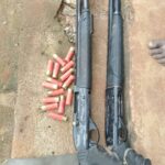 Recovered arms and ammunition