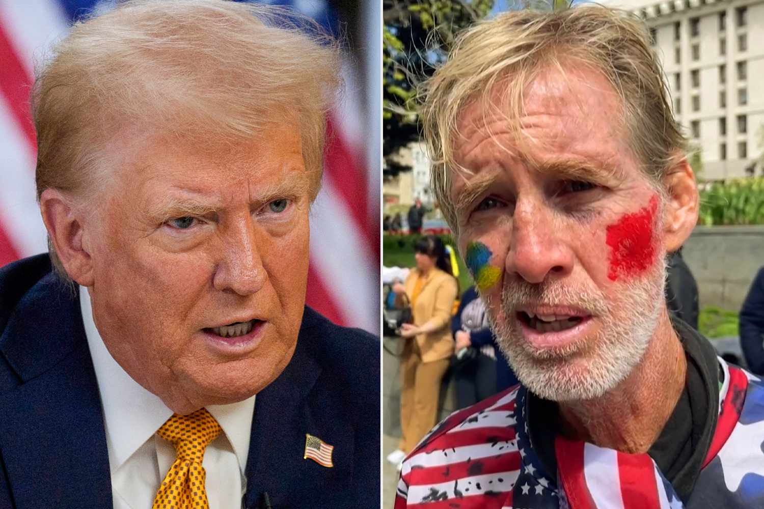 US President Donald Trump and Ryan Wesley Routh