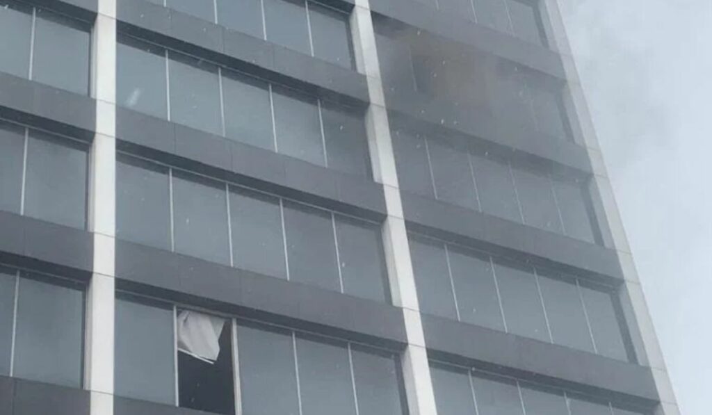 Lagos high-rise building fire