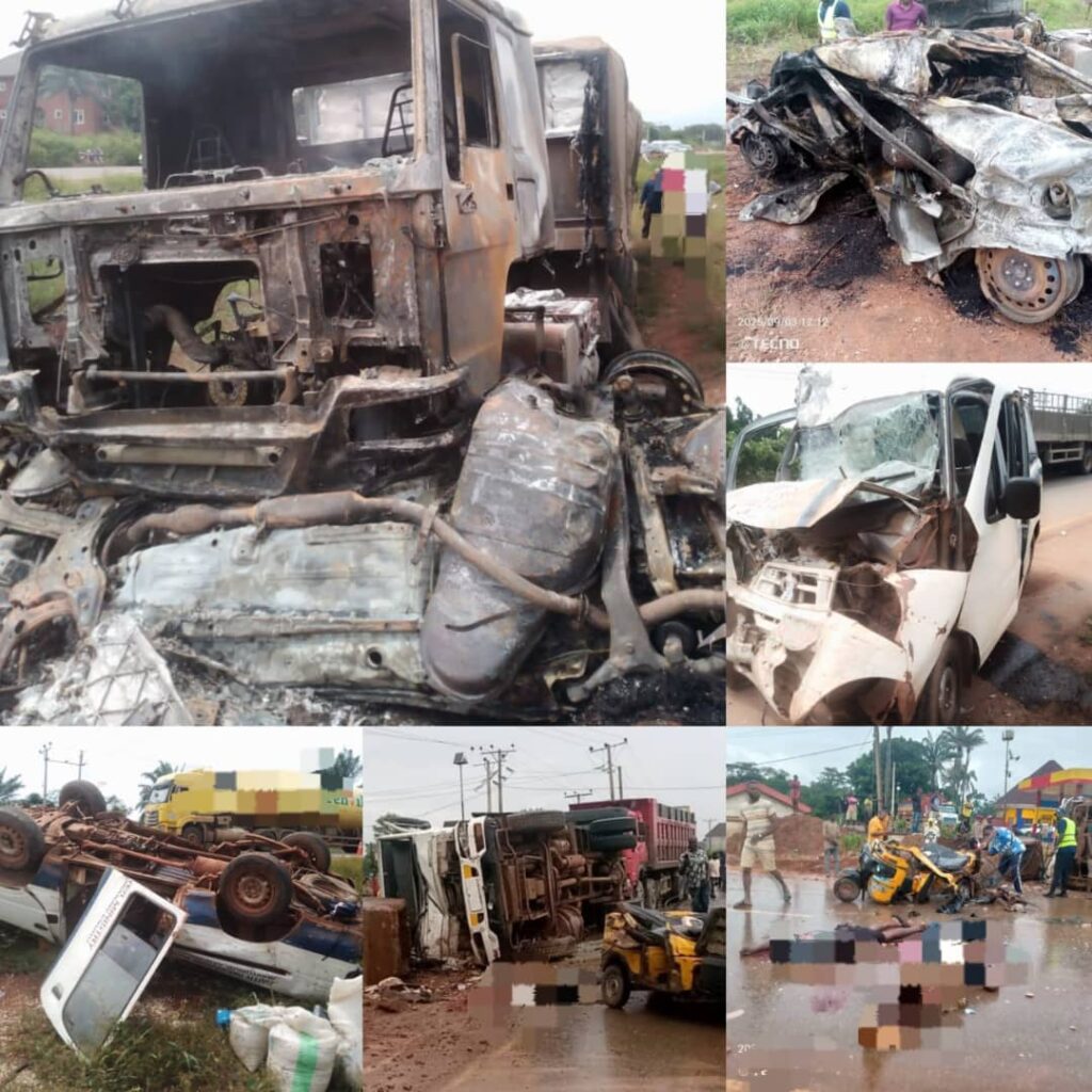 10 dead, 10 injured in Enugu road tragedy
