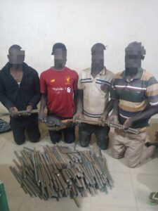 Gombe police foil multiple crimes, recover firearms, motorcycles, stolen cattle