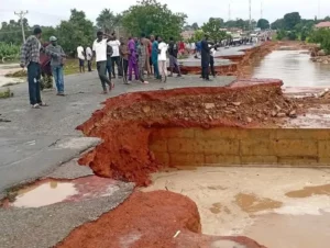 Flood wrecks Keana bridge in Nasarawa, Omeri cries out