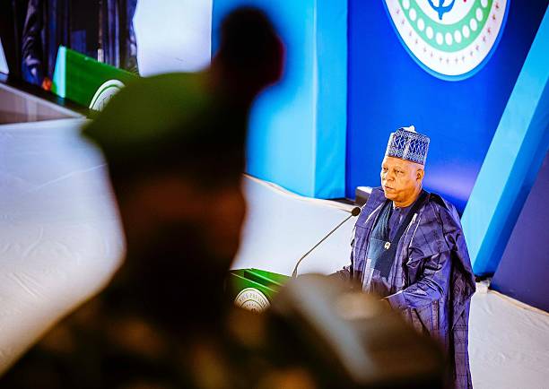 Vice President of Nigeria Kashim Shettima attends the three day ‘African Chiefs of Defense Staff Summit’ in Abuja, Nigeria on August 26, 2025. (Photo by Nigeria Presidency / Handout/Anadolu via Getty Images)