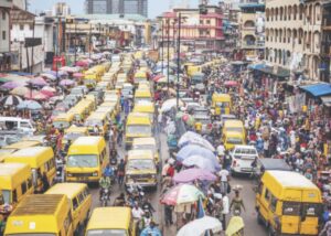 •Polluted area in Marina, Lagos