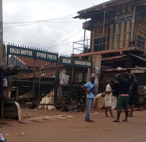 Enugu in quiet solidarity with #FreeNnamdiKanuNow protest