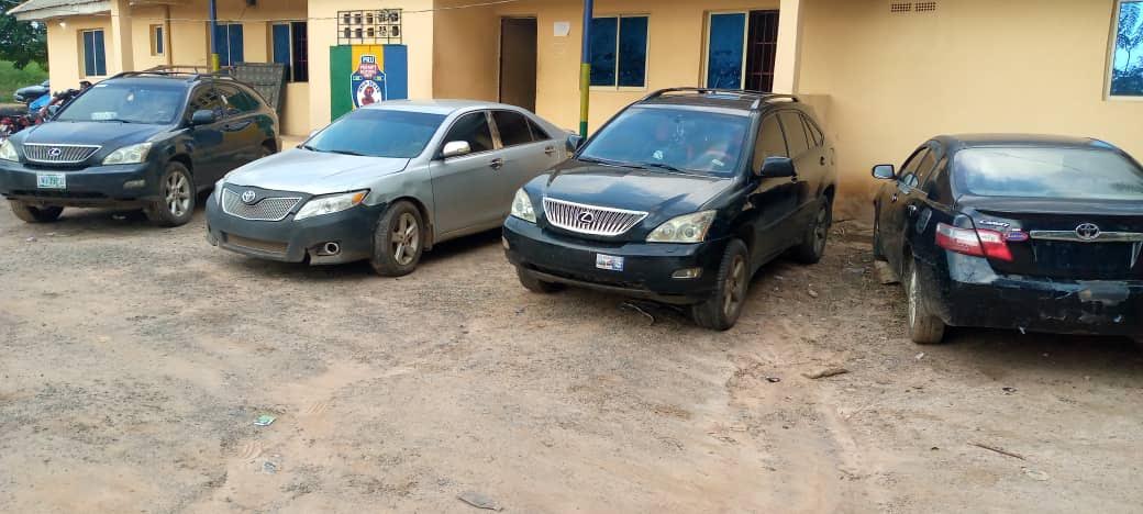 Police arrest 10 suspects with cars, motorcycles, guns at Osun lounge