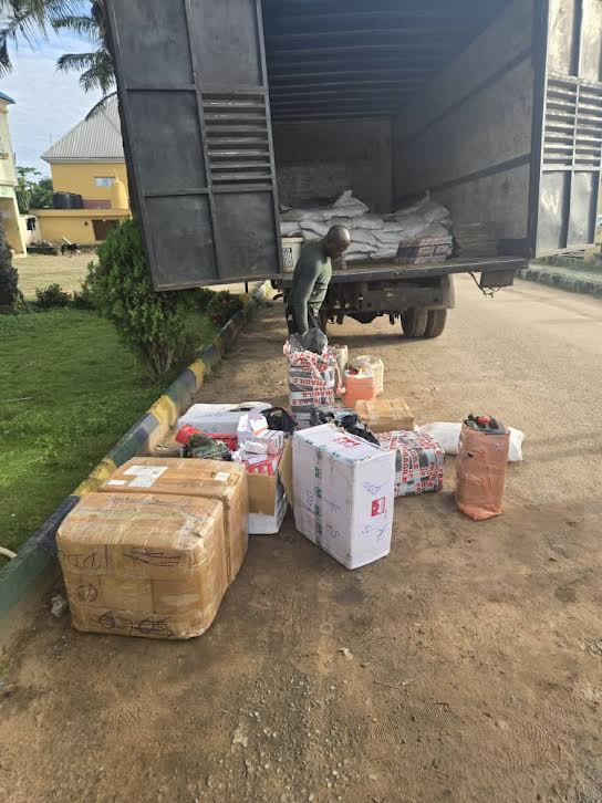 Delta police intercept truck load of illicit drugs, arrest driver
