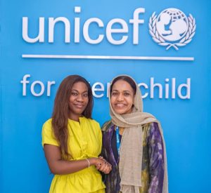 Zephia Ovia-Ikem (L) and Wafaa Saeed (R)