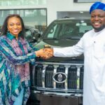 L-R: Minister of Industry, Trade and Investment, Dr. Jumoke Oduwole, and Executive Chairman of Nord Automobiles, Mr. Tobi Ajayi, when the minister paid a visit to the Nord Assembly plant at the University of Lagos on Wednesday, October 1, 2025