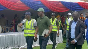 Governor Babajide Sanwo-Olu and Commissioner, Tokunbo Wahab
