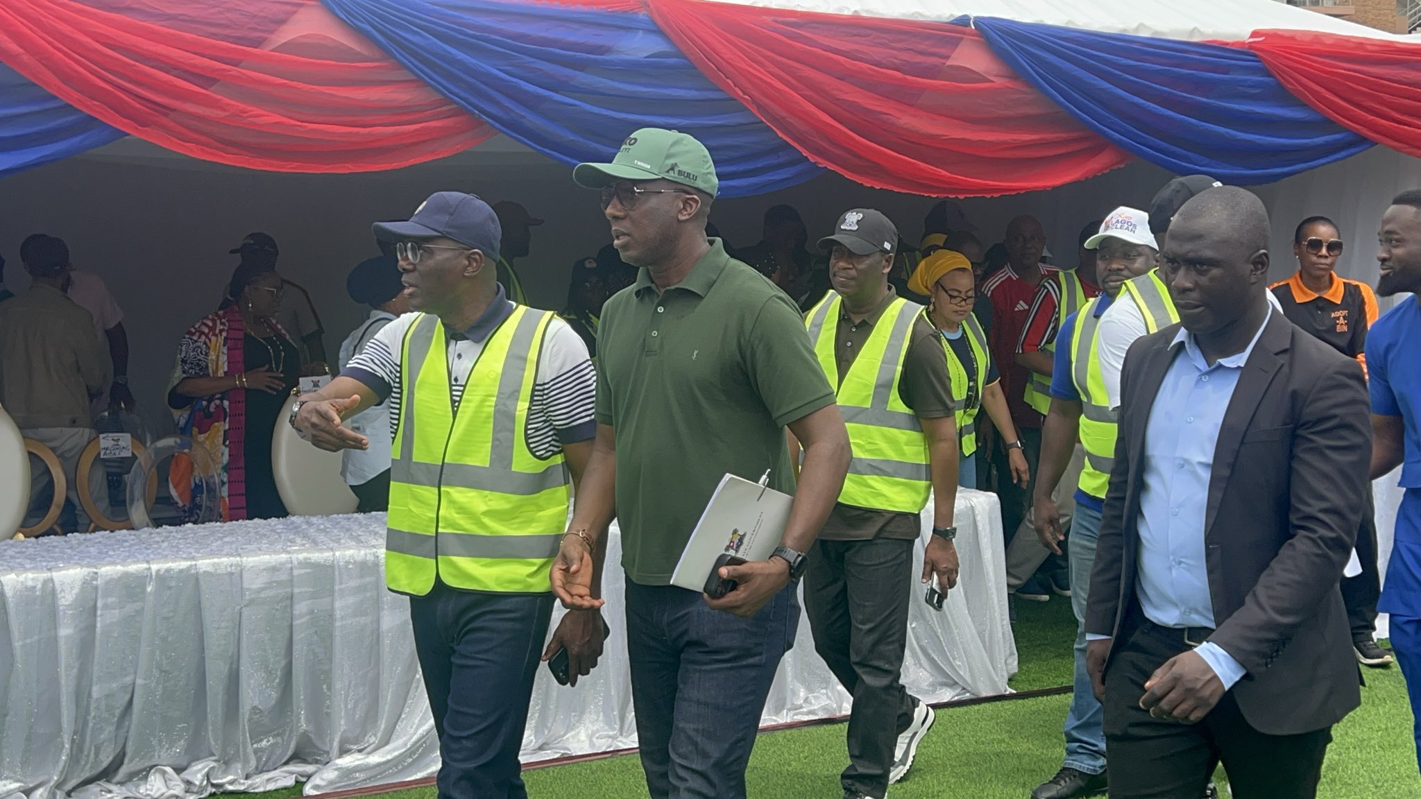 Governor Babajide Sanwo-Olu and Commissioner, Tokunbo Wahab