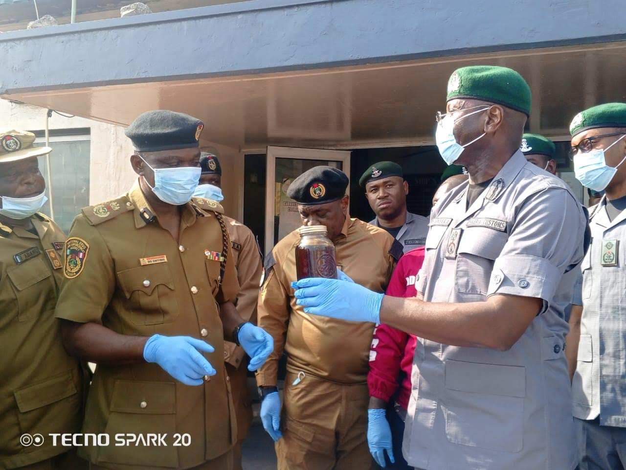 Imported vehicles with N5.3bn illicit drugs seized at Tin-Can Port