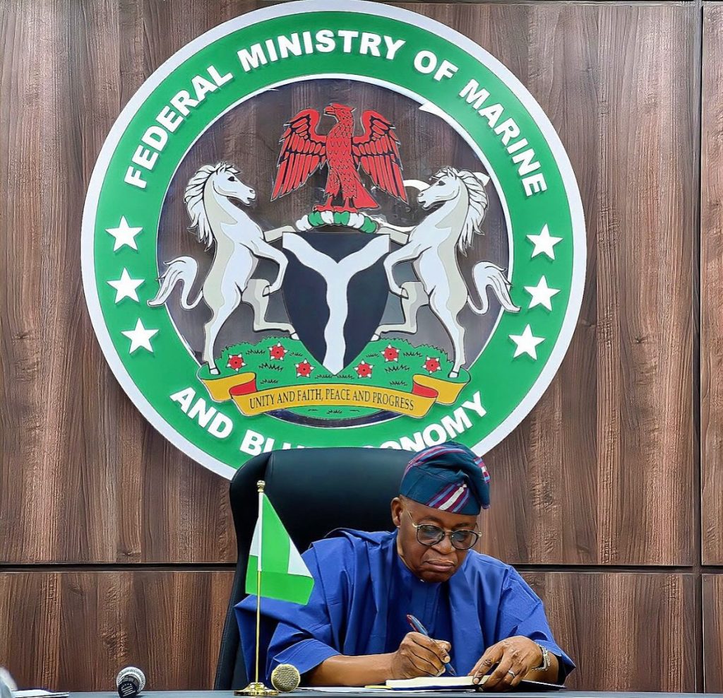 Minister of Marine and Blue Economy Adegboyega Oyetola