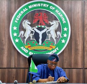 Minister of Marine and Blue Economy Adegboyega Oyetola