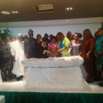 Prof Mojisola Adeyeye, Director General, NAFDAC with other dignitaries unveiling the Strategy and Roadmap for Trans Fatty Acids Regulation in Lagos