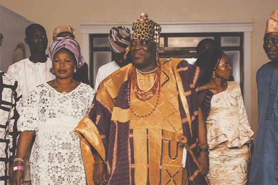 Baale Ayoade and others at the event