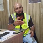 Bauhaus PM Engr Charbel Al-Ammar speaking with newsmen in his Makurdi office