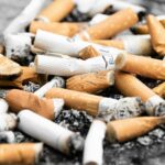 Cigarette butts
