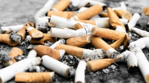 Cigarette butts