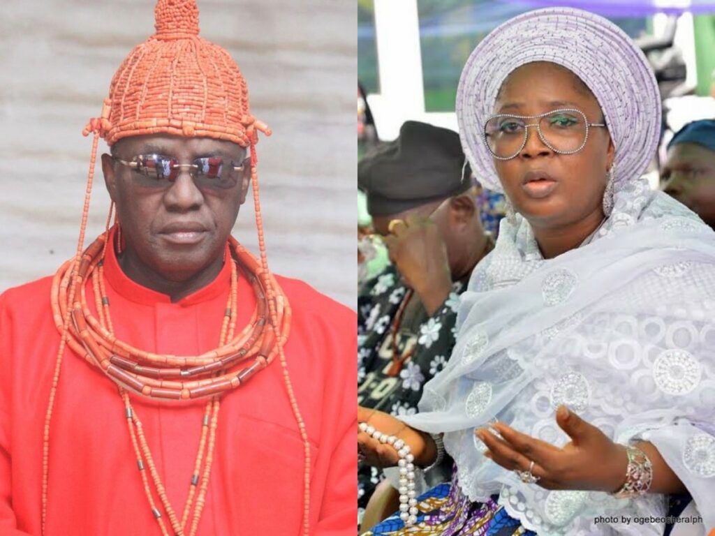 Oba Ewuare and Tinubu’s daughter