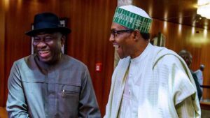 Goodluck Jonathan and Muhammadu Buhari