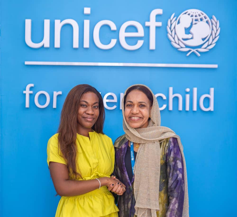Zephia Ovia-Ikem (L) and Wafaa Saeed (R)