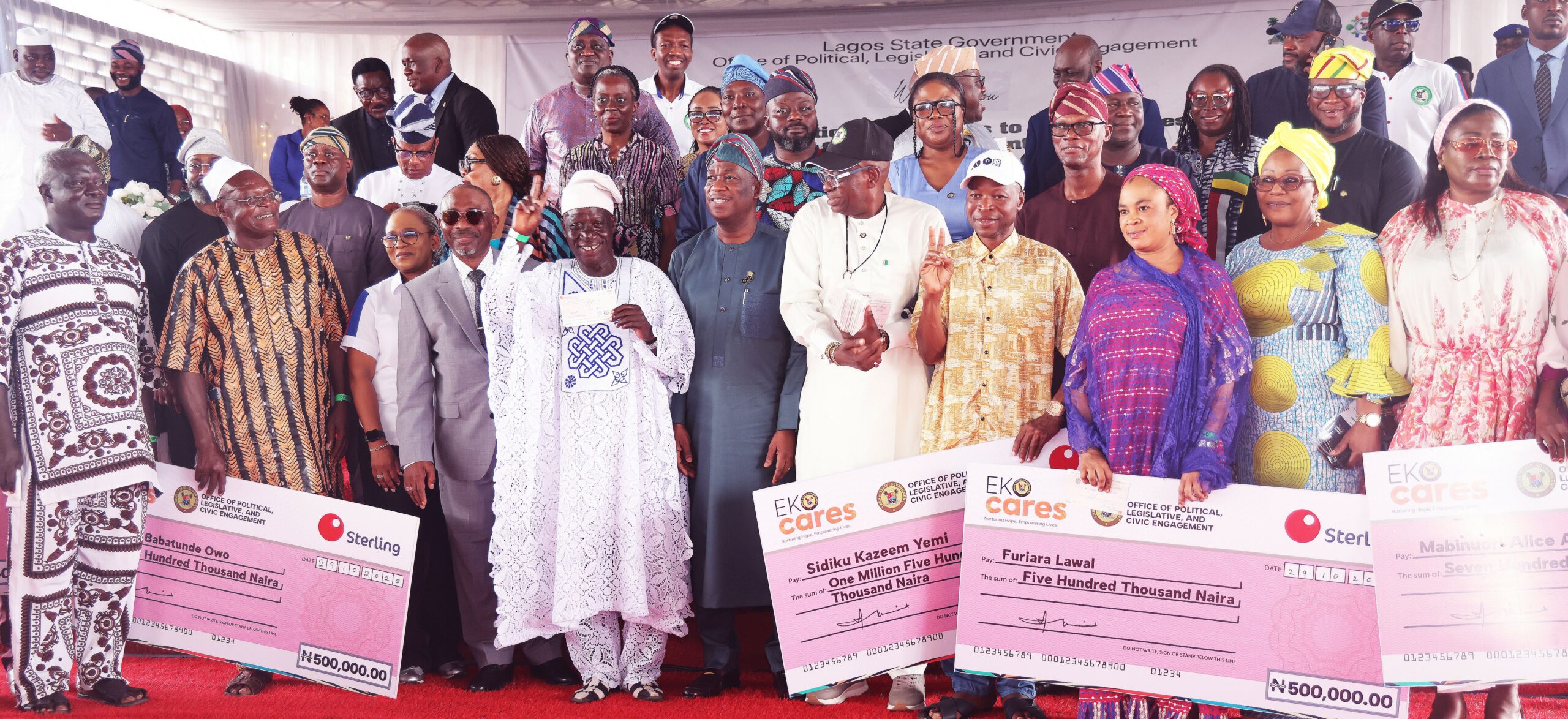 Sanwo-Olu disburses ₦460m to over 1,000 vulnerable Lagosians