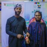 Lagos youth commissioner, Mobolaji Ogunlende and Mandy Kiss