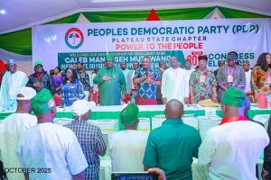 Plateau PDP elects 38-man new exco as governor declares new era in party