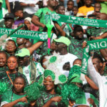 Nigerians celebrating independence