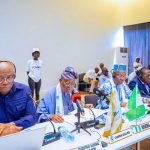 Oyetola and other participants in Conakry during the meeting