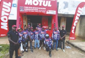 Oyo State Bikers Association at the event