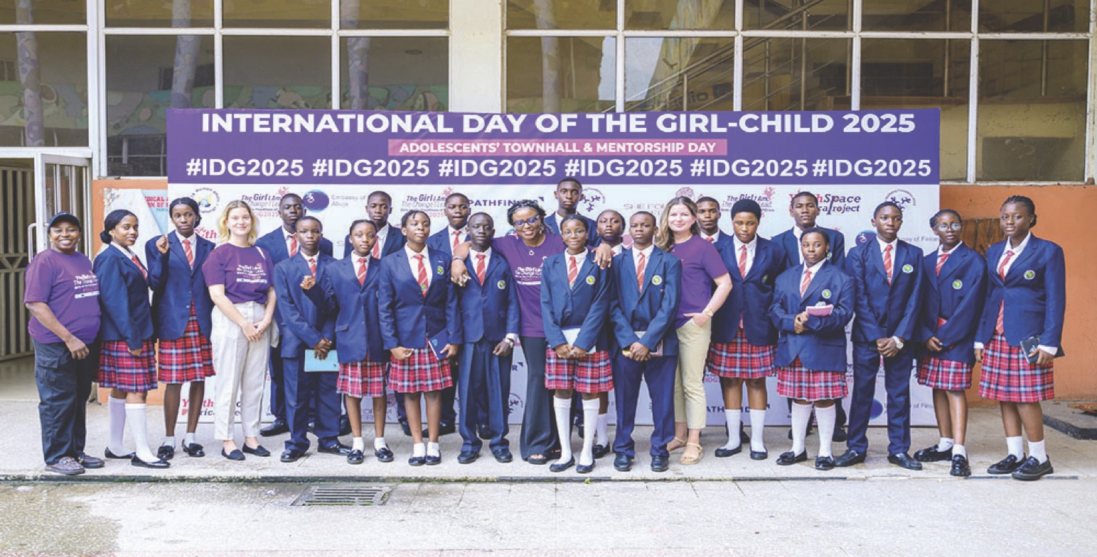 Participants at the “Adolescents’ Townhall and Mentorship Day,” to commemorate International Day of Girl the Child 2025