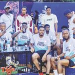 Players in relaxation mood after the day’s round of matches