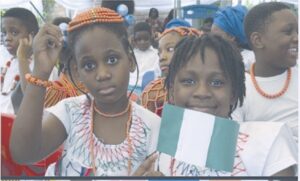 Pupils displaying Ijaw and Hausa cultures1