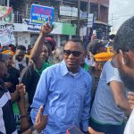 Sowore leading a protest