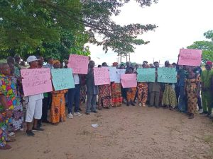 The protesting Local Government and Primary School Teachers retirees