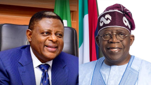 Governor Bassey Otu and  President Bola Tinubu