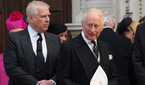 Prince Andrew and King Charles III