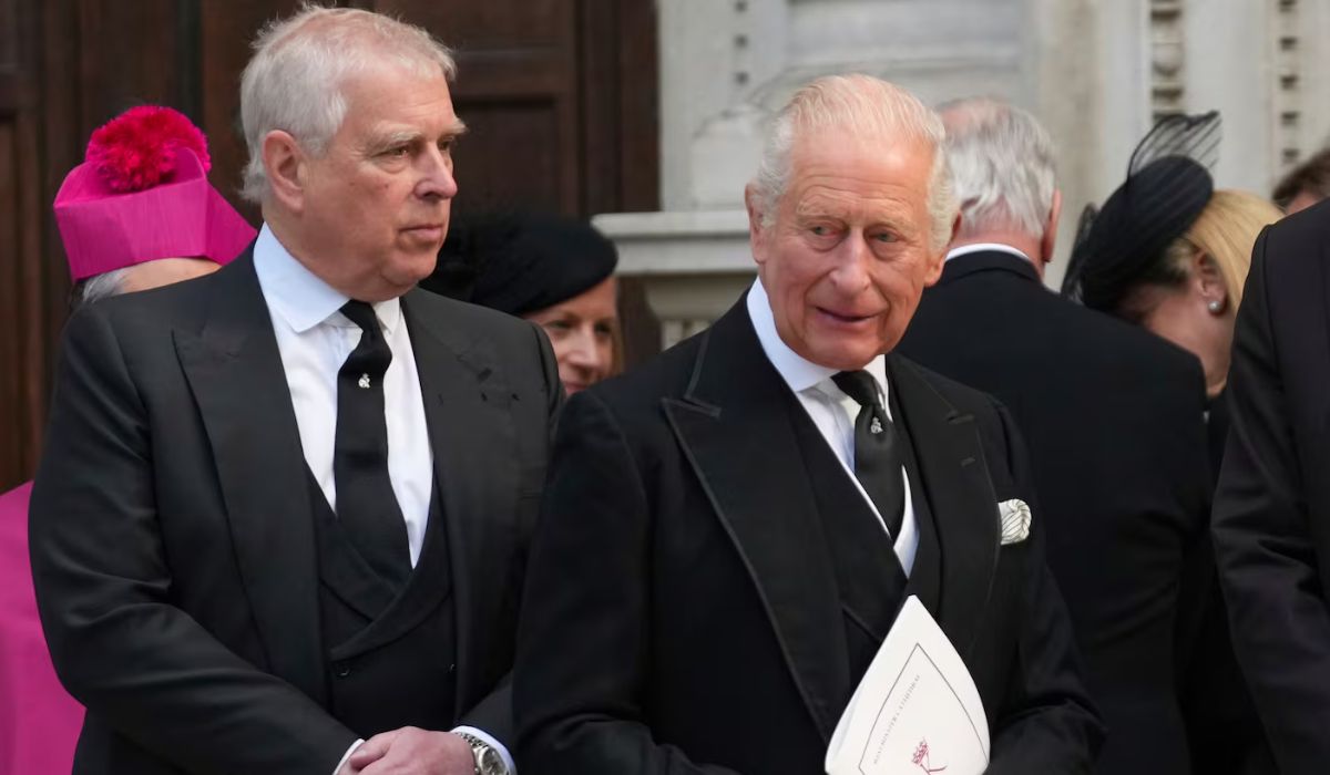 Prince Andrew and King Charles III