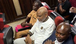 Nnamdi Kanu in court