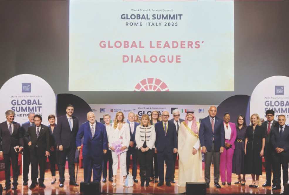 • Some global tourism industry leaders at the WTTC Summit in Rome