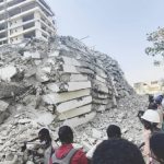 •Building collapsed in Nigeria