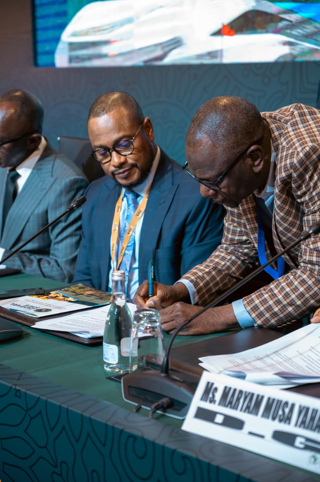 Zamfara State Governor Dr Dauda Lawal at the investment summit in Morocco