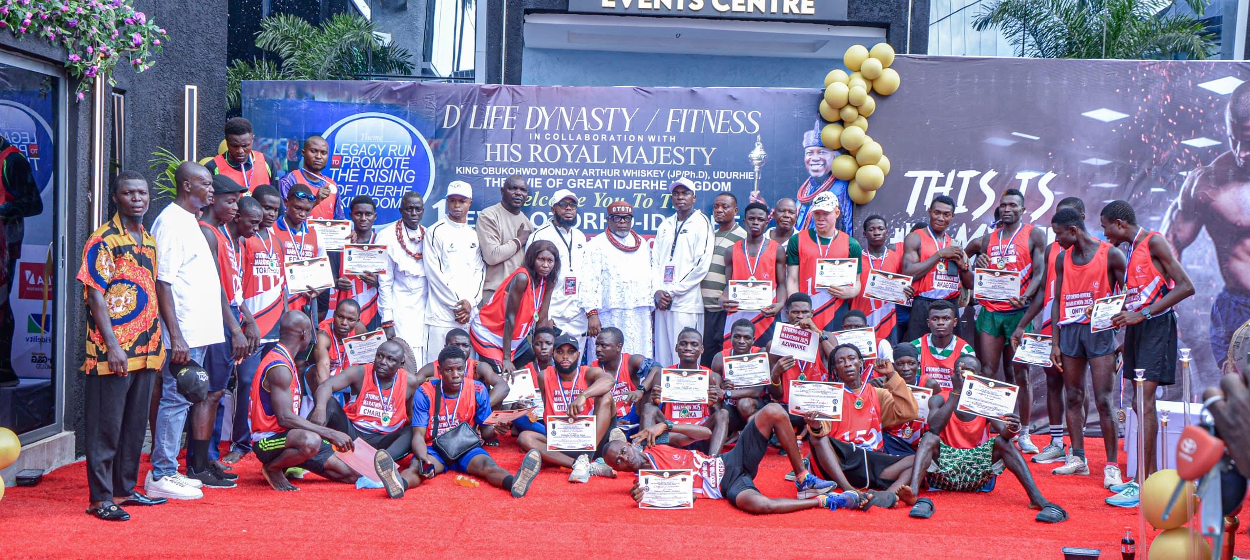 Athletes participate in inaugural Otorho-Idjerhe marathon to honour Delta monarch