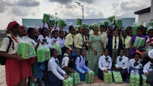 First Lady launches “Flow with Confidence” project with 10,000 sanitary pads for Anambra schoolgirls