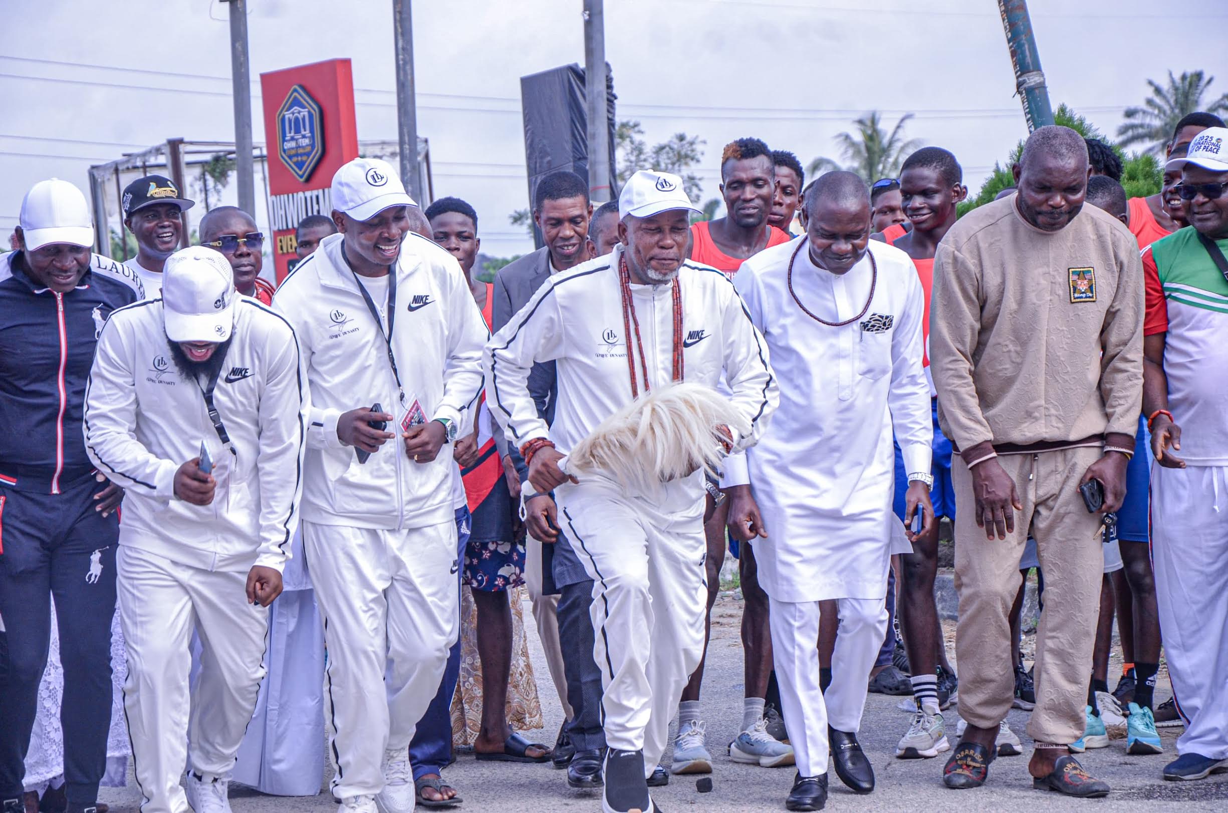 Athletes participate in inaugural Otorho-Idjerhe marathon to honour Delta monarch