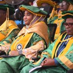 L-R: YABATECH rector, Dr Abdul, Minister of State for Education, Prof. Ahmad and  Chairman, Governing Council,  Prof Funso Afolabi at the ceremony