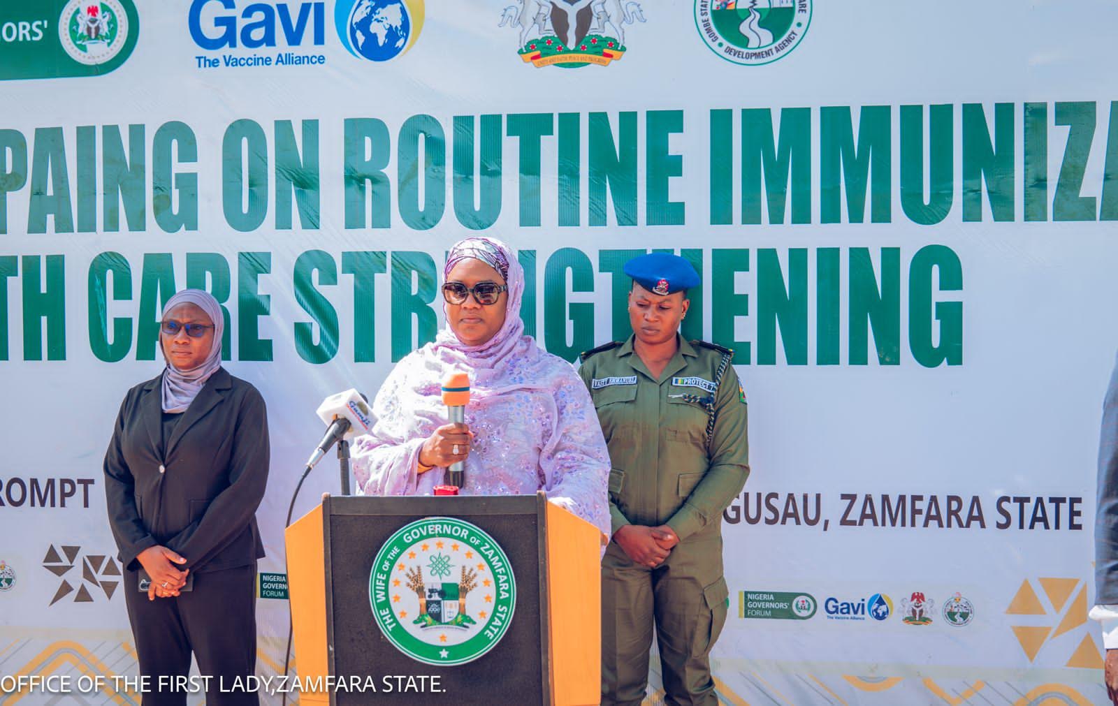 Hurriya Lawal flags off advocacy campaign on routine immunisation in Zamfara